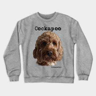 Red Cockapoo / Spoodle and Doodle Dogs Crewneck Sweatshirt